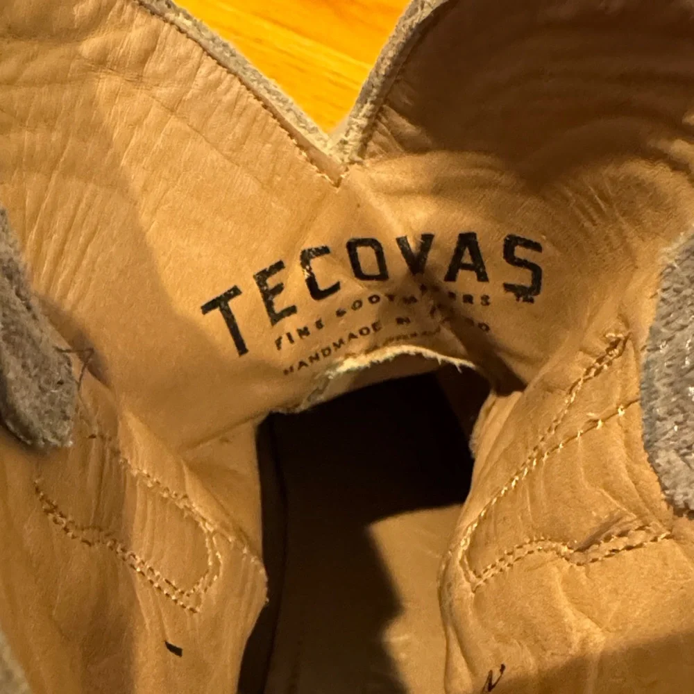 Tecovas Brown Suede Heeled Boots - Picture 2 of 5
